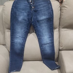 KanCan Midnight Blue Skinny Jeans Size 11/29